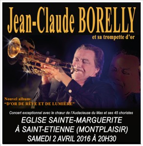 Concert Jean-Claude Borelly à Saint Etienne