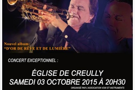 Concert de Jean-Claude Borelly, le 3 octobre...