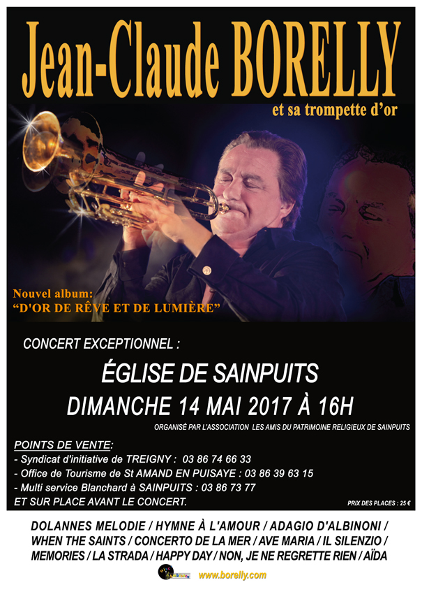 Concert Jean-Claude Borellu à Sainpuits