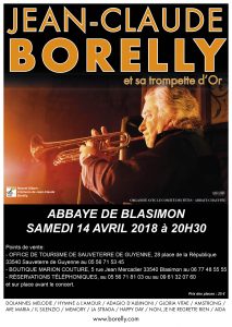 Jean-Claude Borelly en concert en l'église de Blasimont, le 14 avril