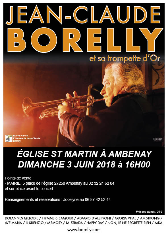 Concert à Ambenay, le 3 juin 2018 par Jean-Claude Borelly